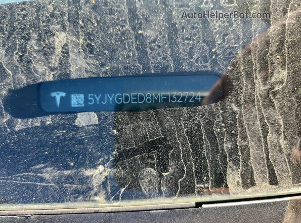 5YJYGDED8MF132724 2021 TESLA MODEL Черный 