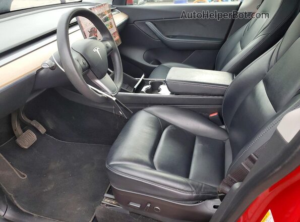 5YJYGDED9MF116645 2021 TESLA MODEL Red 
