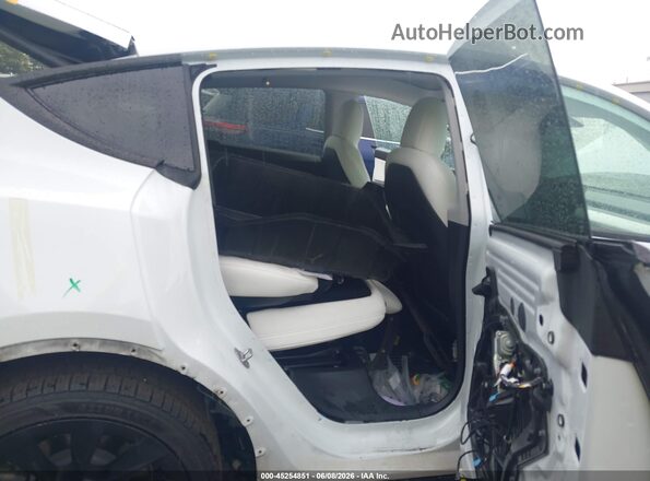 5YJYGDED9MF181396 2021 TESLA MODEL Y Белый Вид наклейки с VIN-кодом