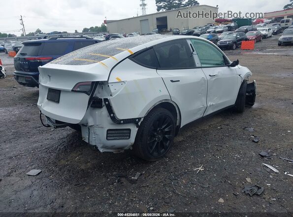 5YJYGDED9MF181396 2021 TESLA MODEL Y Белый Задняя правая четверть