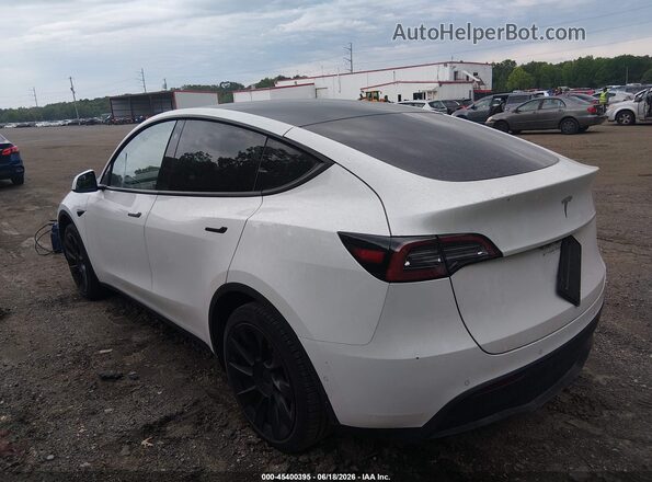 5YJYGDED9MF192785 2021 TESLA MODEL Y White Rear left