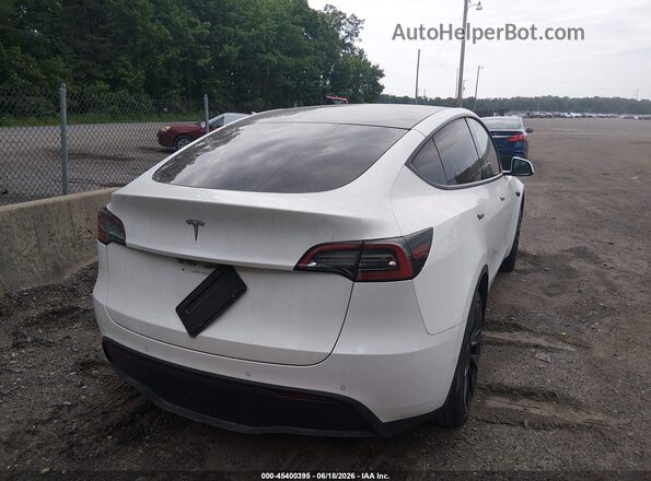 5YJYGDED9MF192785 2021 TESLA MODEL Y White Rear right