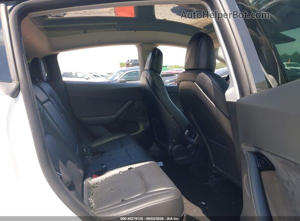 5YJYGDEDXMF103015 2021 TESLA MODEL Y White Вид наклейки з VIN-кодом