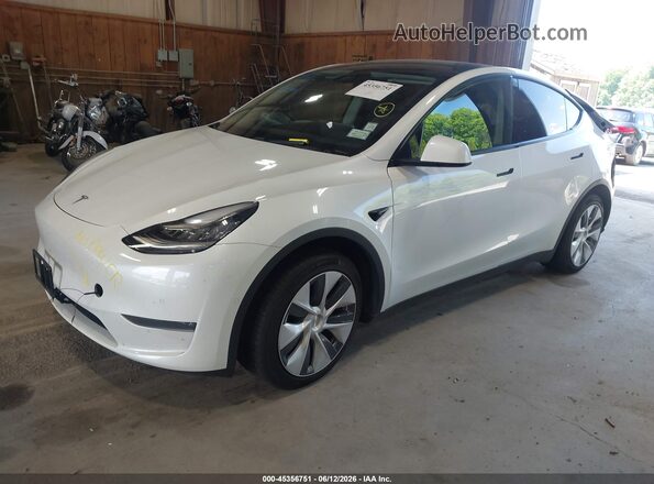 5YJYGDEE0LF050428 2020 TESLA MODEL Y Белый Передняя левая четверть