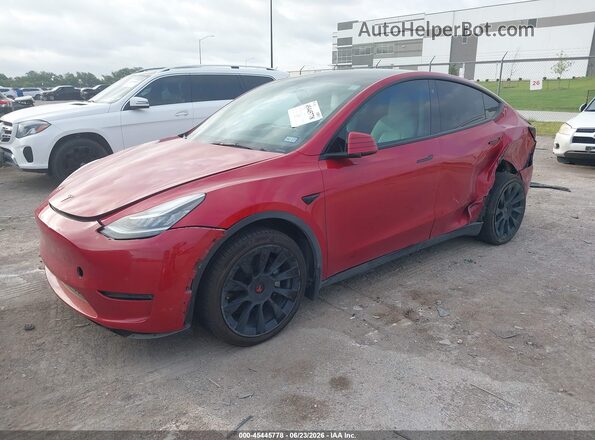 5YJYGDEE0MF183630 2021 TESLA MODEL Y Red Przód lewy