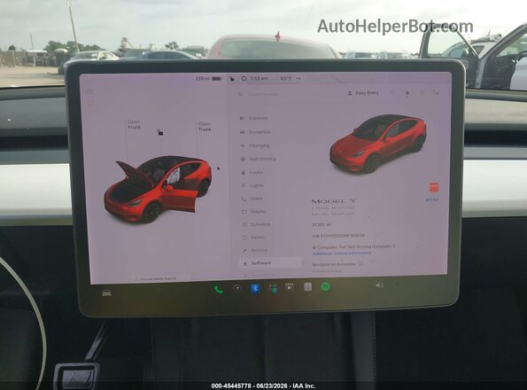 5YJYGDEE0MF183630 2021 TESLA MODEL Y Red 