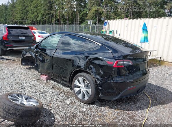 5YJYGDEE1MF105938 2021 TESLA MODEL Y Черный Задняя левая четверть