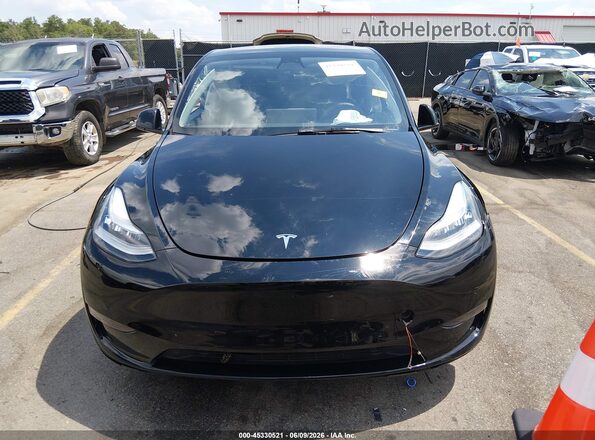 5YJYGDEE1MF209166 2021 TESLA MODEL Y Black Առջևի վահանակի տեսք