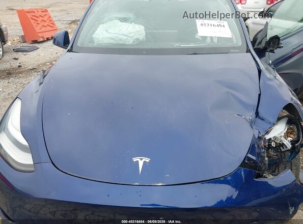 5YJYGDEE1MF209300 2021 TESLA MODEL Y Blue Vista trasera