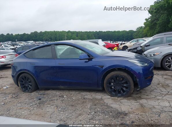 5YJYGDEE1MF209300 2021 TESLA MODEL Y Blue Vista interior trasera