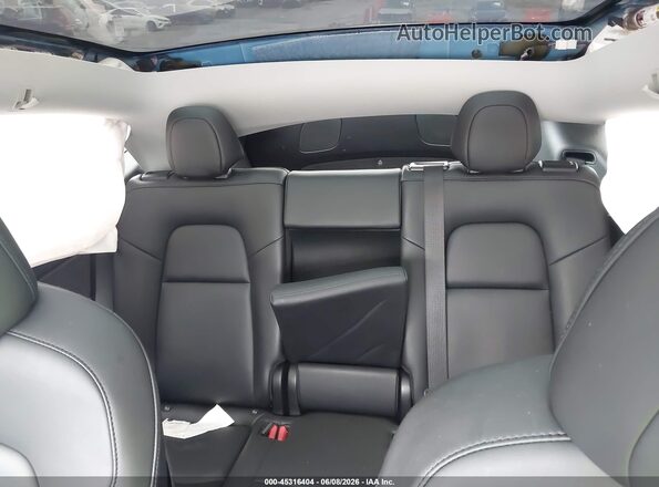 5YJYGDEE1MF209300 2021 TESLA MODEL Y Blue Vista de la etiqueta del VIN