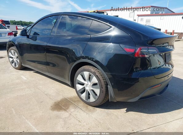 5YJYGDEE1MF258528 2021 TESLA MODEL Y Black უკანა მარცხენა