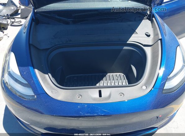 5YJYGDEE1MF294624 2021 TESLA MODEL Y Синий Вид сзади