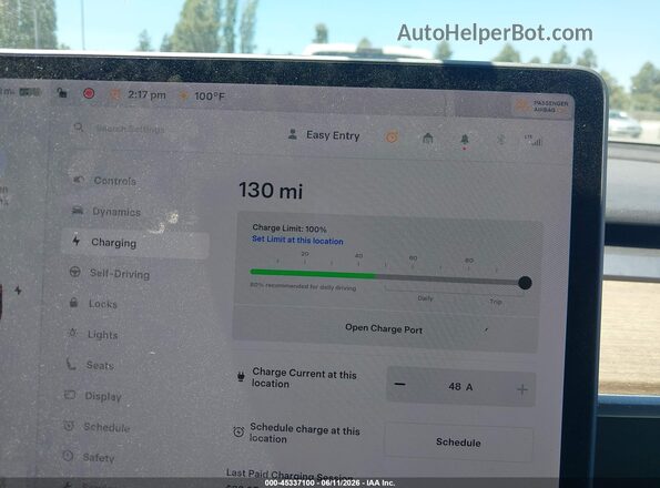 5YJYGDEE1MF294624 2021 TESLA MODEL Y Синий 