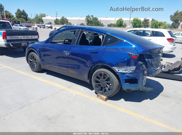 5YJYGDEE1MF294624 2021 TESLA MODEL Y Синий Задняя левая четверть