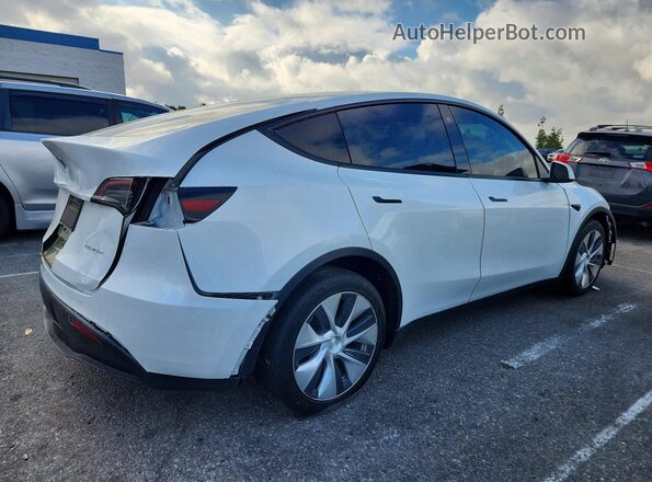 5YJYGDEE2MF086476 2021 TESLA MODEL White Rear right