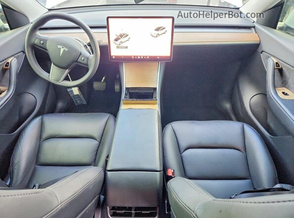 5YJYGDEE2MF086476 2021 TESLA MODEL White Dashboard view