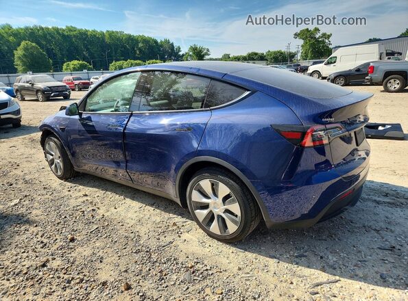 5YJYGDEE2MF130945 2021 TESLA MODEL Blue Rear left