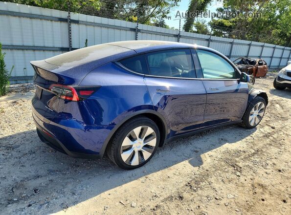 5YJYGDEE2MF130945 2021 TESLA MODEL Blue Rear right