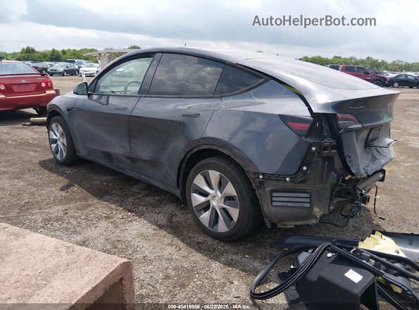 5YJYGDEE2MF187887 2021 TESLA MODEL Y Blue Rear left