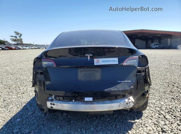 5YJYGDEE2MF241334 2021 TESLA MODEL Black Հետևի տեսք