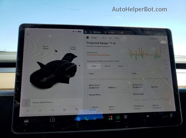 5YJYGDEE2MF241334 2021 TESLA MODEL Black Սարքավորումների վահանակի տեսք