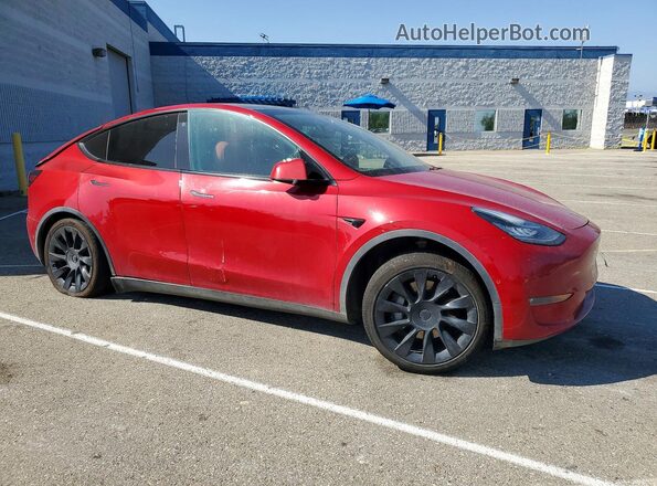 5YJYGDEE2MF285494 2021 TESLA MODEL Red 