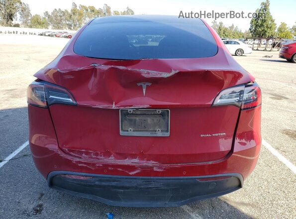 5YJYGDEE2MF285494 2021 TESLA MODEL Red 