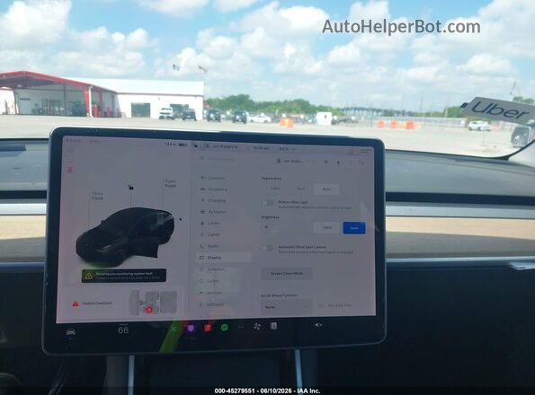 5YJYGDEE3LF029265 2020 TESLA MODEL Y Black Հետևի նստատեղերի տեսք