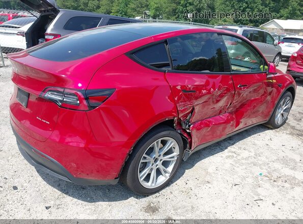 5YJYGDEE3LF031727 2020 TESLA MODEL Y Красный Задняя правая четверть
