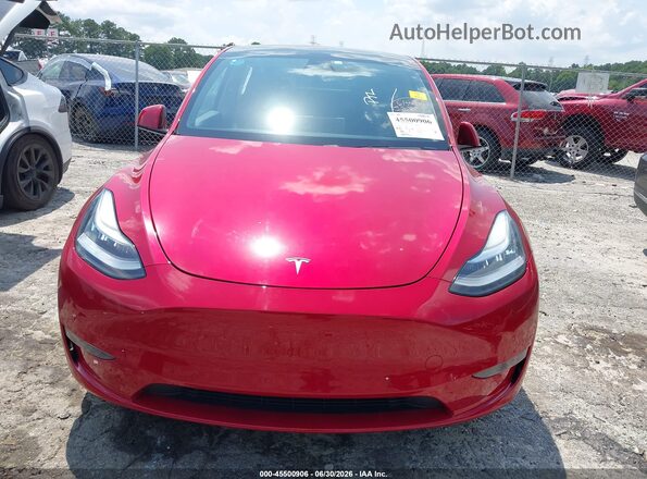5YJYGDEE3LF031727 2020 TESLA MODEL Y Красный Вид щитка приборов