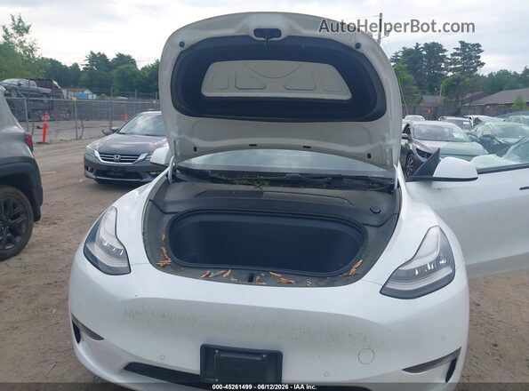 5YJYGDEE3LF031940 2020 TESLA MODEL Y White უკანა ხედი
