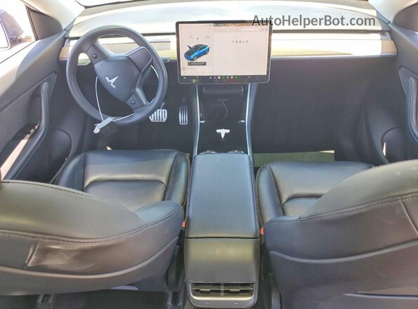 5YJYGDEE3LF055400 2020 TESLA MODEL Синий Вид панели приборов