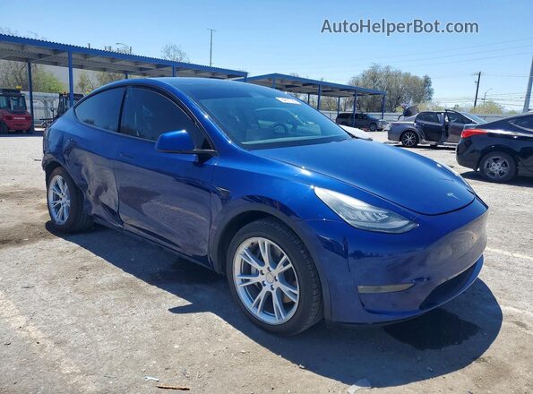 5YJYGDEE3LF055400 2020 TESLA MODEL Синий Передняя правая четверть