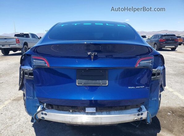 5YJYGDEE3LF055400 2020 TESLA MODEL Синий Вид сзади