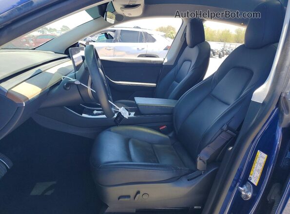 5YJYGDEE3LF055400 2020 TESLA MODEL Синий Вид салона спереди