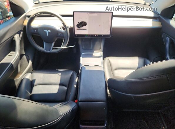 5YJYGDEE3MF196078 2021 TESLA MODEL Black Vista del salpicadero