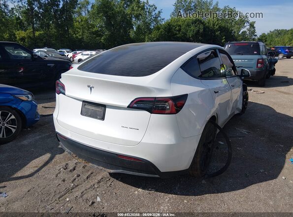 5YJYGDEE3MF196694 2021 TESLA MODEL Y White Задня права чверть
