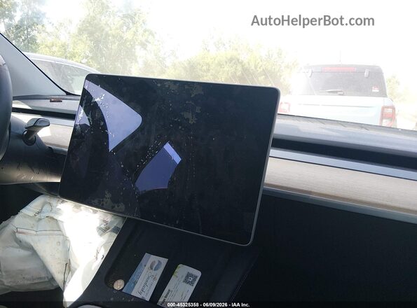 5YJYGDEE3MF196694 2021 TESLA MODEL Y White Вид задніх сидінь