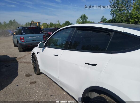 5YJYGDEE3MF196694 2021 TESLA MODEL Y White Вид щитка приладів