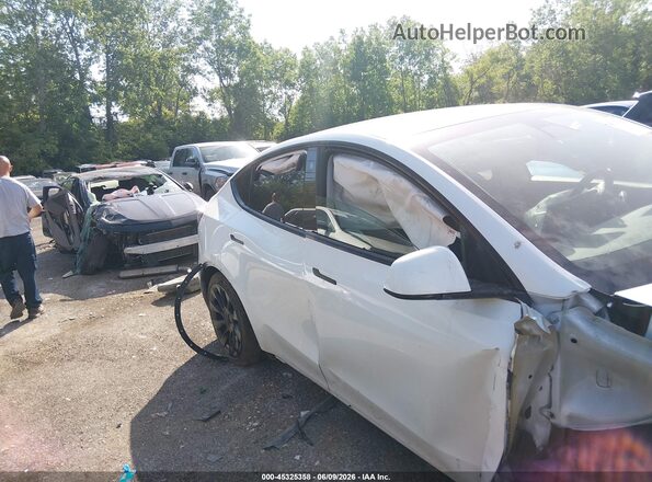 5YJYGDEE3MF196694 2021 TESLA MODEL Y White Вид панелі приладів