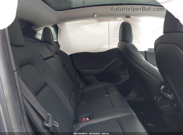 5YJYGDEE3MF251600 2021 TESLA MODEL Y Gray VIN კოდის სტიკერის ხედი