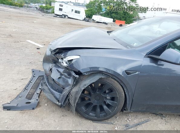 5YJYGDEE3MF251600 2021 TESLA MODEL Y Gray წინა ხედი