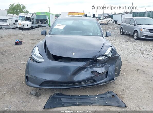 5YJYGDEE3MF251600 2021 TESLA MODEL Y Gray უკანა ხედი
