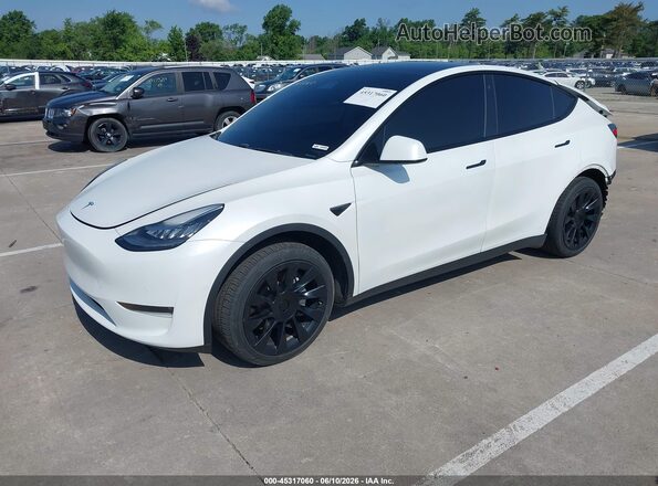 5YJYGDEE4LF014337 2020 TESLA MODEL Y White Vista tres cuartos delantera izquierda