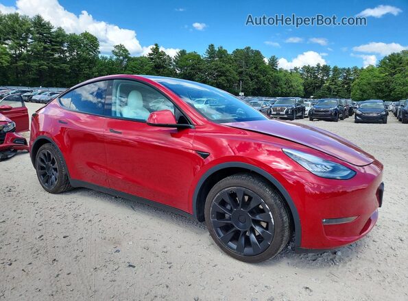 5YJYGDEE4LF034717 2020 TESLA MODEL Красный Передняя правая четверть