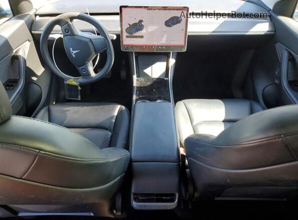 5YJYGDEE4MF063149 2021 TESLA MODEL Charcoal Առջևի վահանակի տեսք