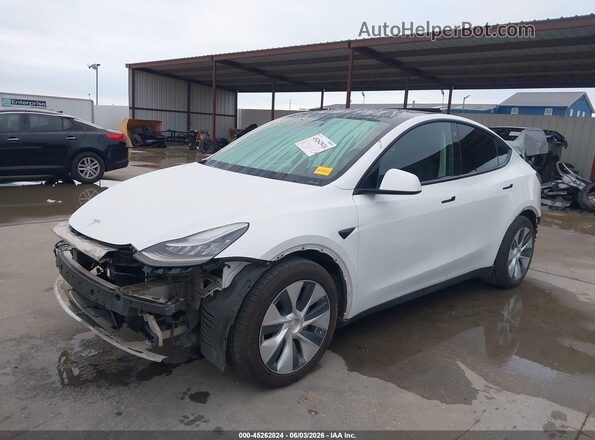 5YJYGDEE4MF063426 2021 TESLA MODEL Y White Przód lewy