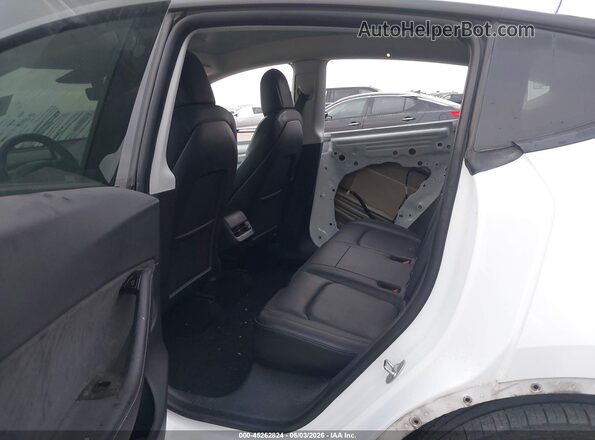 5YJYGDEE4MF063426 2021 TESLA MODEL Y White Widok naklejki z numerem VIN