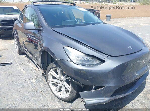 5YJYGDEE4MF082218 2021 TESLA MODEL Y Серый Вид спереди